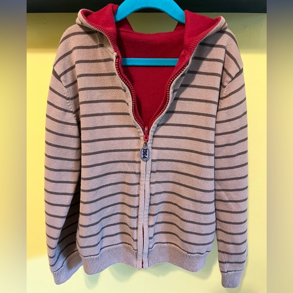 Stylish Reversible Zip-Up Hoodie! Kids size 6. - Picture 6 of 8